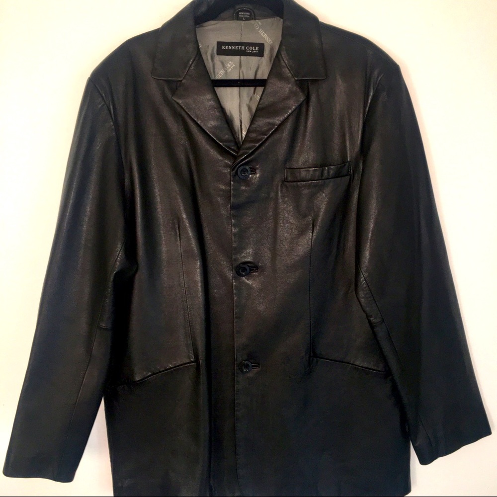 Kenneth Cole New York Men’s Leather Jacket